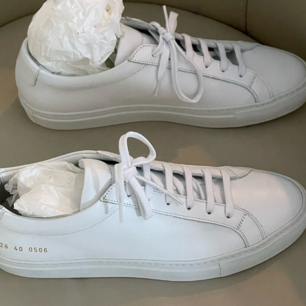 Common Projects- Ladies White Original Achilles Low White 15280506 brand new